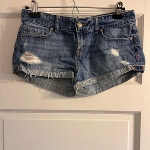Denim shorts
